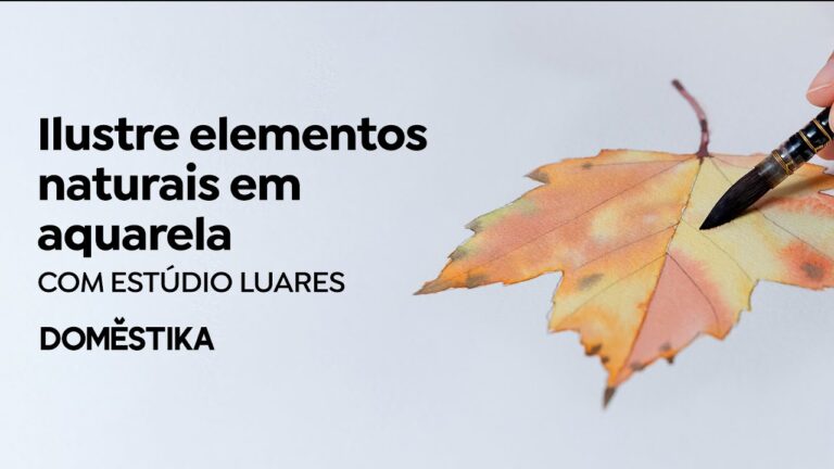 Curso Online de Ilustra&ccedil;&atilde;o em Aguarela: Aprenda e Domine T&eacute;cnicas