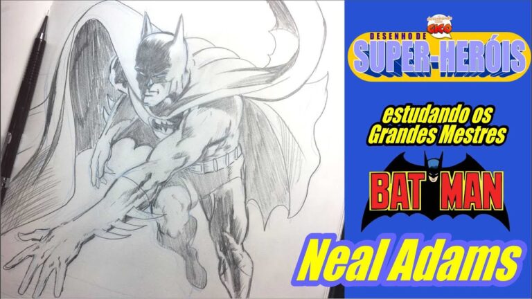 Curso de desenhos do Batman: Aprenda a desenhar o her&oacute;i das trevas