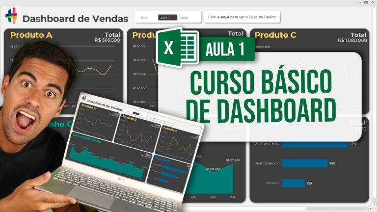 Domine a Cria&ccedil;&atilde;o de Dashboards com Excel