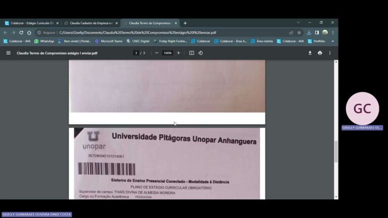 Modelo de Carta de Pedido para Est&aacute;gio Volunt&aacute;rio
