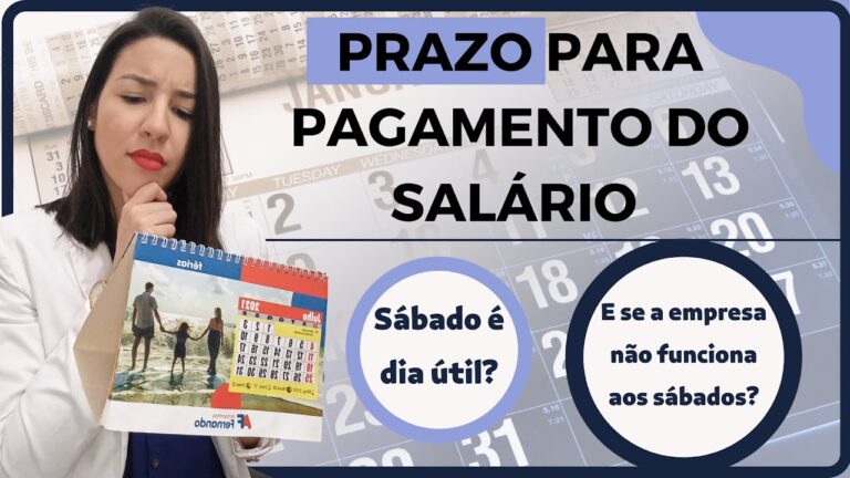 Prazo Final para Pagamento de Sal&aacute;rio