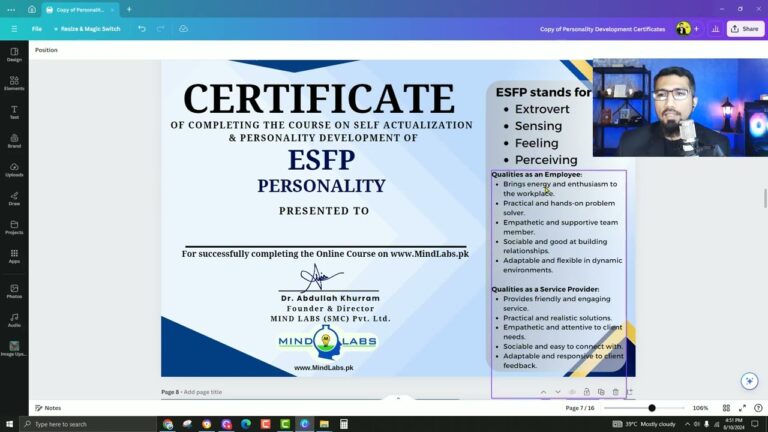 Curso ESFP: Descubra Seu Potencial e Aprenda a Brilhar