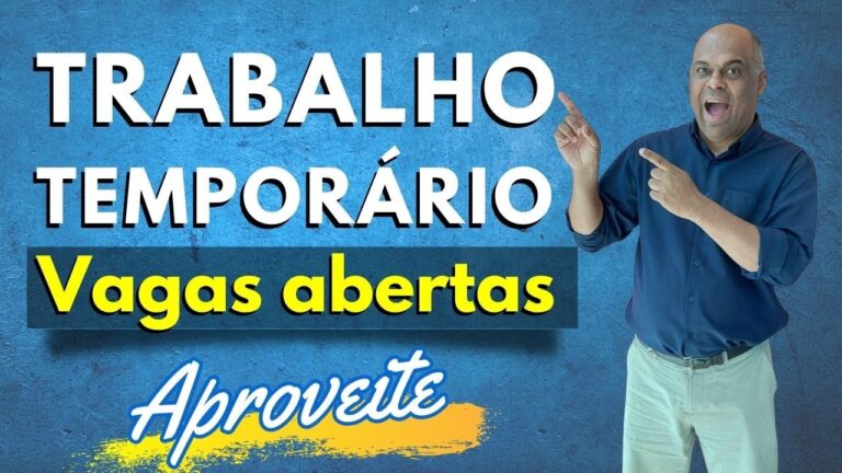 Oportunidades de Trabalho Tempor&aacute;rio para Jovens